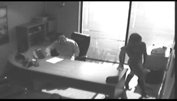 office tryst gets caught on cctv and leaked